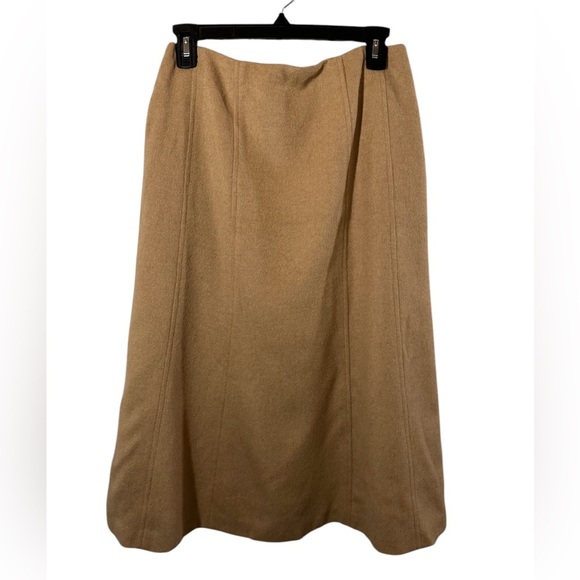 Talbots Dresses & Skirts - Talbots Camel Wool Maxi Skirt - Size 8 / Petite